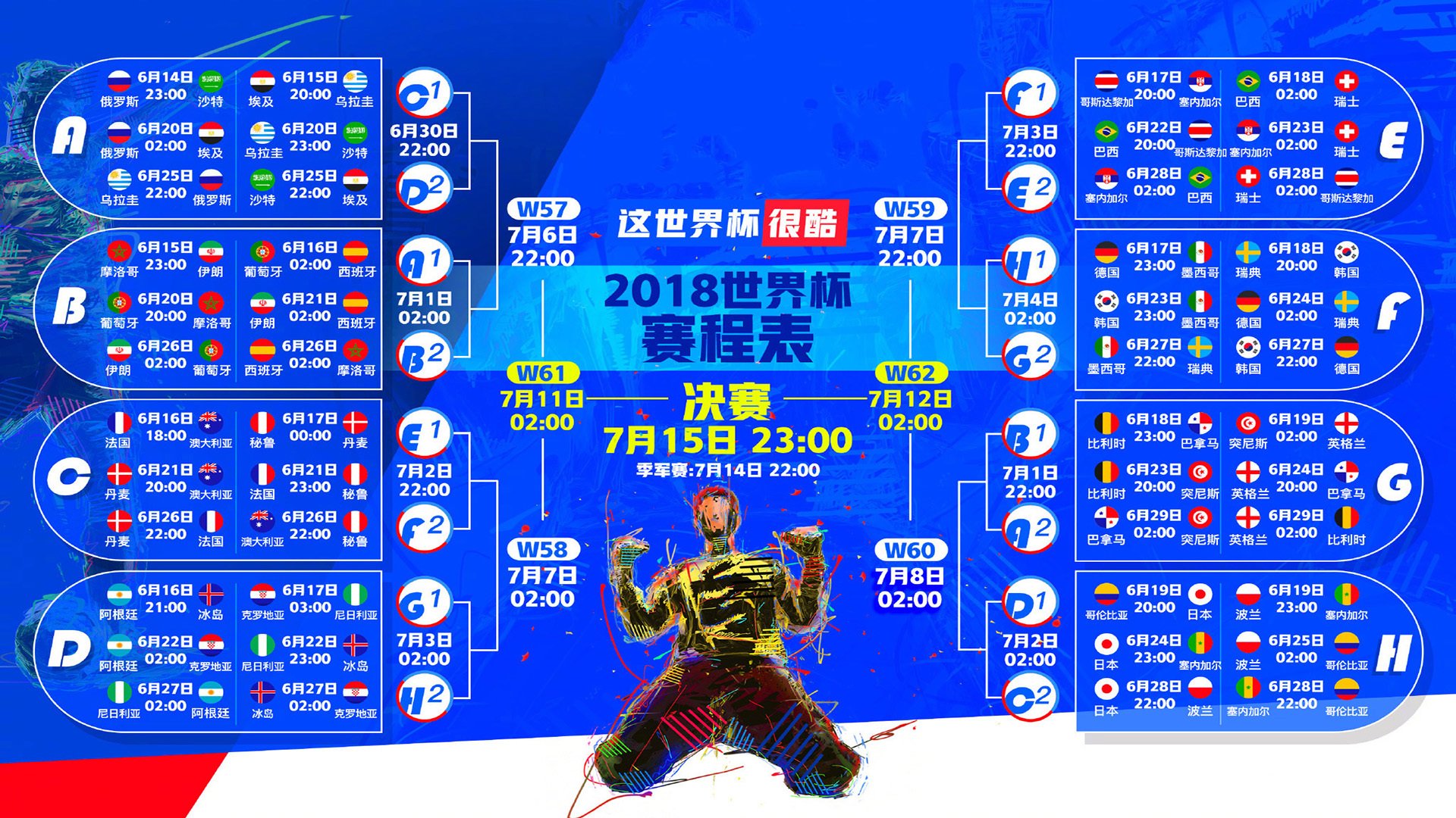 熊猫直播APP-世界杯神剧本！哥伦比亚绝杀澳大利亚，21岁小将库尔图瓦一击封神